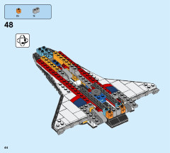 LEGO 31117 instructions page 44 – build guide