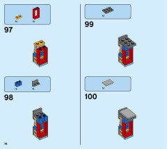LEGO 31117 instructions page 74 – build guide