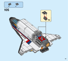 LEGO 31117 instructions page 77 – build guide