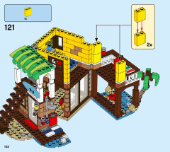 LEGO 31118 instructions page 102 – build guide