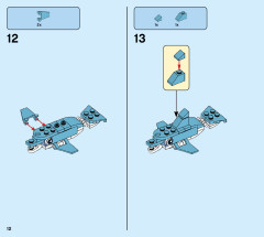 LEGO 31118 instructions page 12 – build guide