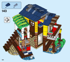 LEGO 31118 instructions page 124 – build guide