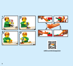 LEGO 31118 instructions page 2 – build guide