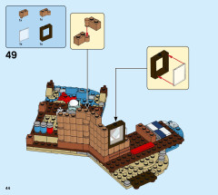 LEGO 31118 instructions page 44 – build guide