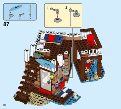 LEGO 31118 instructions page 76 – build guide