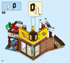 LEGO 31118 instructions page 84 – build guide