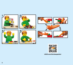 LEGO 31118 instructions page 2 – build guide