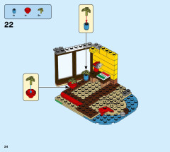 LEGO 31118 instructions page 24 – build guide