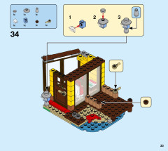 LEGO 31118 instructions page 33 – build guide