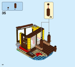 LEGO 31118 instructions page 34 – build guide