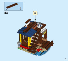LEGO 31118 instructions page 43 – build guide