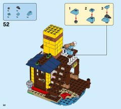 LEGO 31118 instructions page 52 – build guide