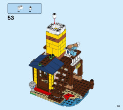 LEGO 31118 instructions page 53 – build guide