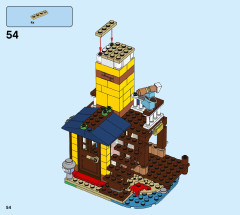 LEGO 31118 instructions page 54 – build guide