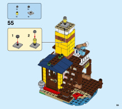 LEGO 31118 instructions page 55 – build guide