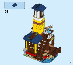 LEGO 31118 instructions page 59 – build guide
