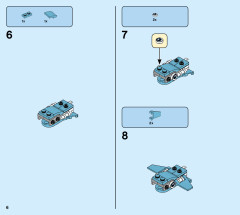LEGO 31118 instructions page 6 – build guide