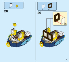 LEGO 31118 instructions page 77 – build guide