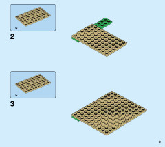 LEGO 31118 instructions page 9 – build guide