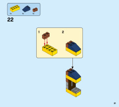 LEGO 31118 instructions page 21 – build guide