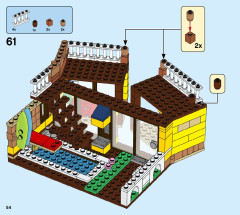 LEGO 31118 instructions page 54 – build guide