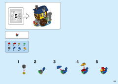 LEGO 31120 instructions page 135 – build guide
