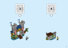 LEGO 31120 instructions page 3 – build guide