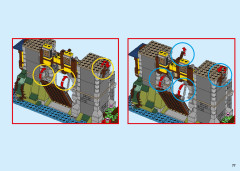 LEGO 31120 instructions page 77 – build guide