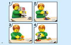LEGO 31121 instructions page 2 – build guide