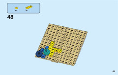 LEGO 31122 instructions page 43 – build guide