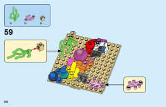 LEGO 31122 instructions page 54 – build guide