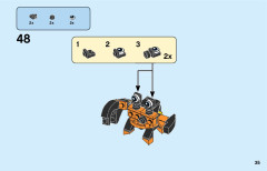 LEGO 31122 instructions page 35 – build guide