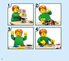 LEGO 31122 instructions page 2 – build guide
