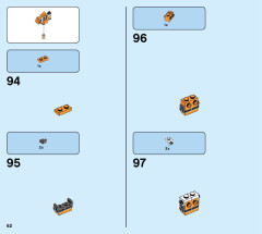LEGO 31122 instructions page 62 – build guide
