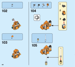 LEGO 31122 instructions page 64 – build guide
