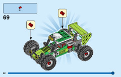 LEGO 31123 instructions page 52 – build guide
