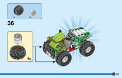 LEGO 31123 instructions page 23 – build guide