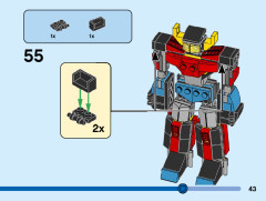 LEGO 31124 instructions page 43 – build guide