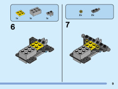LEGO 31124 instructions page 9 – build guide