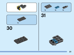 LEGO 31124 instructions page 21 – build guide