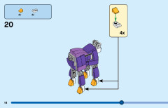 LEGO 31125 instructions page 14 – build guide