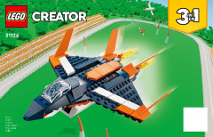 LEGO 31126 instructions page 1 – build guide