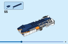 LEGO 31126 instructions page 45 – build guide