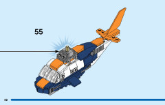 LEGO 31126 instructions page 42 – build guide