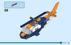 LEGO 31126 instructions page 45 – build guide