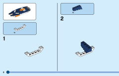 LEGO 31126 instructions page 2 – build guide