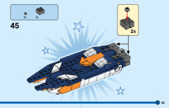 LEGO 31126 instructions page 43 – build guide