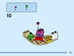 LEGO 31128 instructions page 13 – build guide