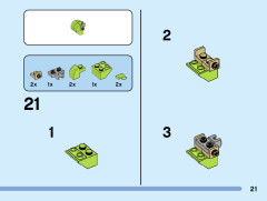 LEGO 31128 instructions page 21 – build guide