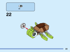 LEGO 31128 instructions page 23 – build guide